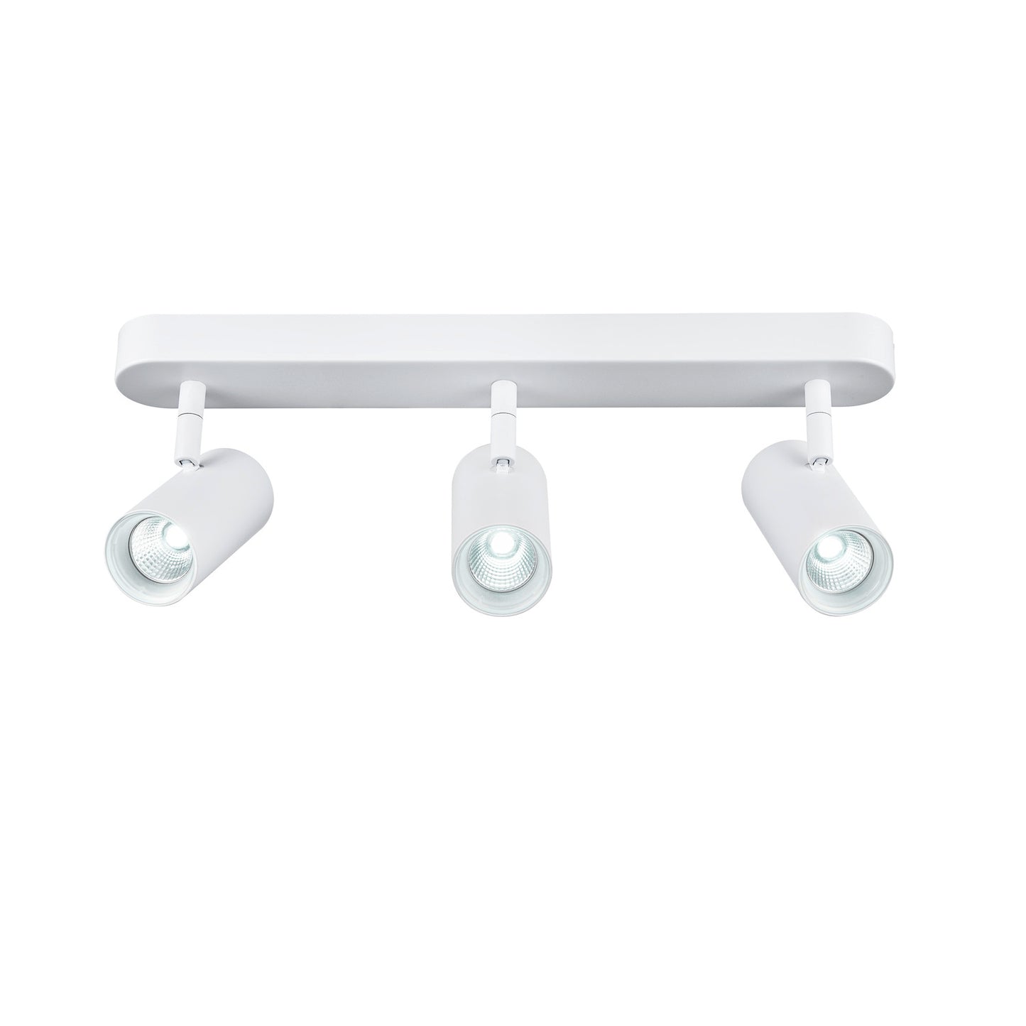 NOBLO®, Wand- und Deckenaufbauleuchte, triple, rund, 2000-3000 K, 22 W, Dim-to-Warm, PHASE, 36°, weiß