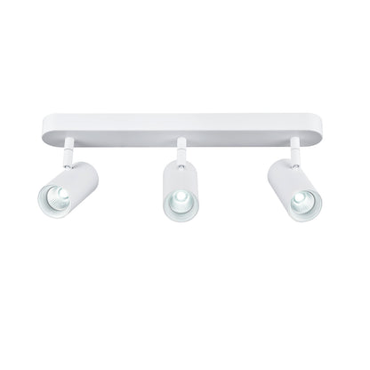 NOBLO®, Wand- und Deckenaufbauleuchte, triple, rund, 2000-3000 K, 22 W, Dim-to-Warm, PHASE, 36°, weiß
