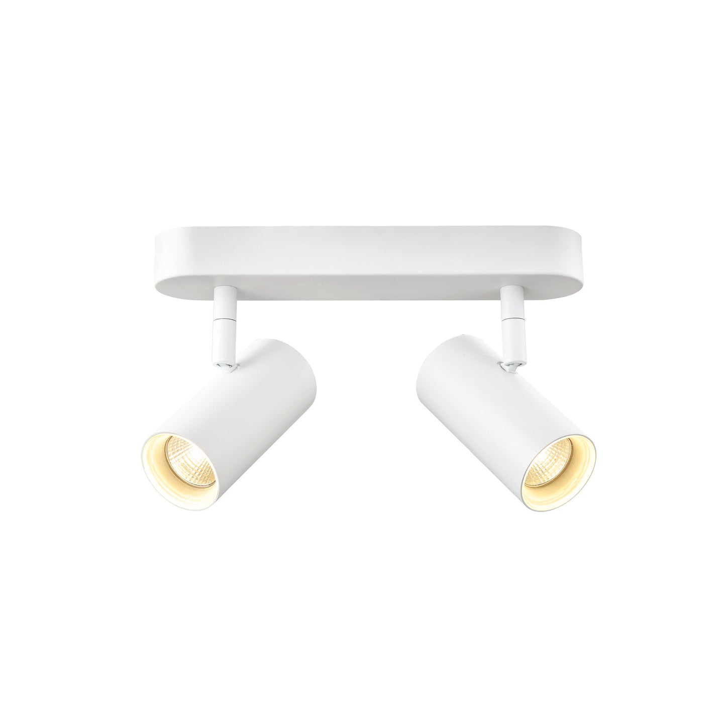 NOBLO®, Wand- und Deckenaufbauleuchte, double, rund, 3000 K, 12 W, PHASE, 32°, weiß