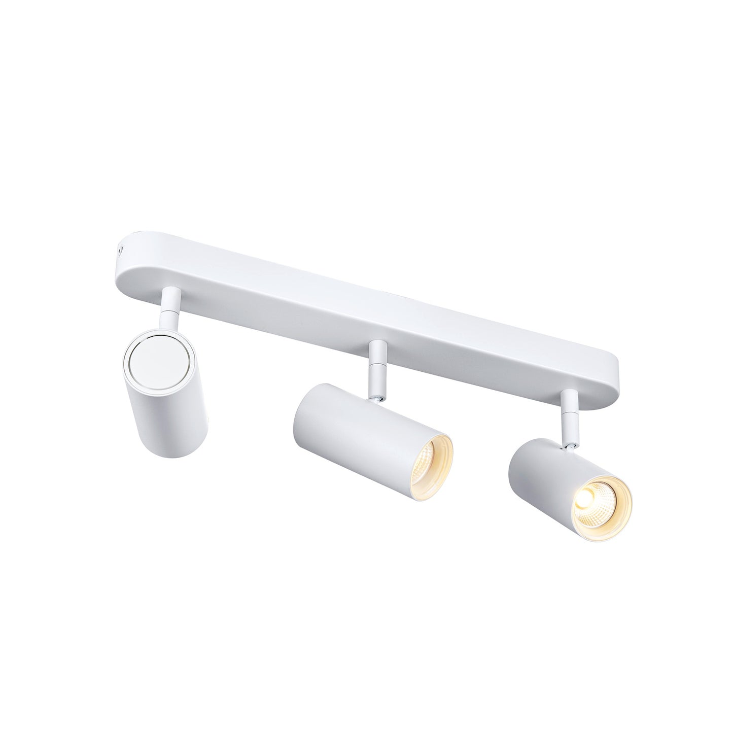 NOBLO®, Wand- und Deckenaufbauleuchte, triple, rund, 3000 K, 19 W, PHASE, 32°, weiß