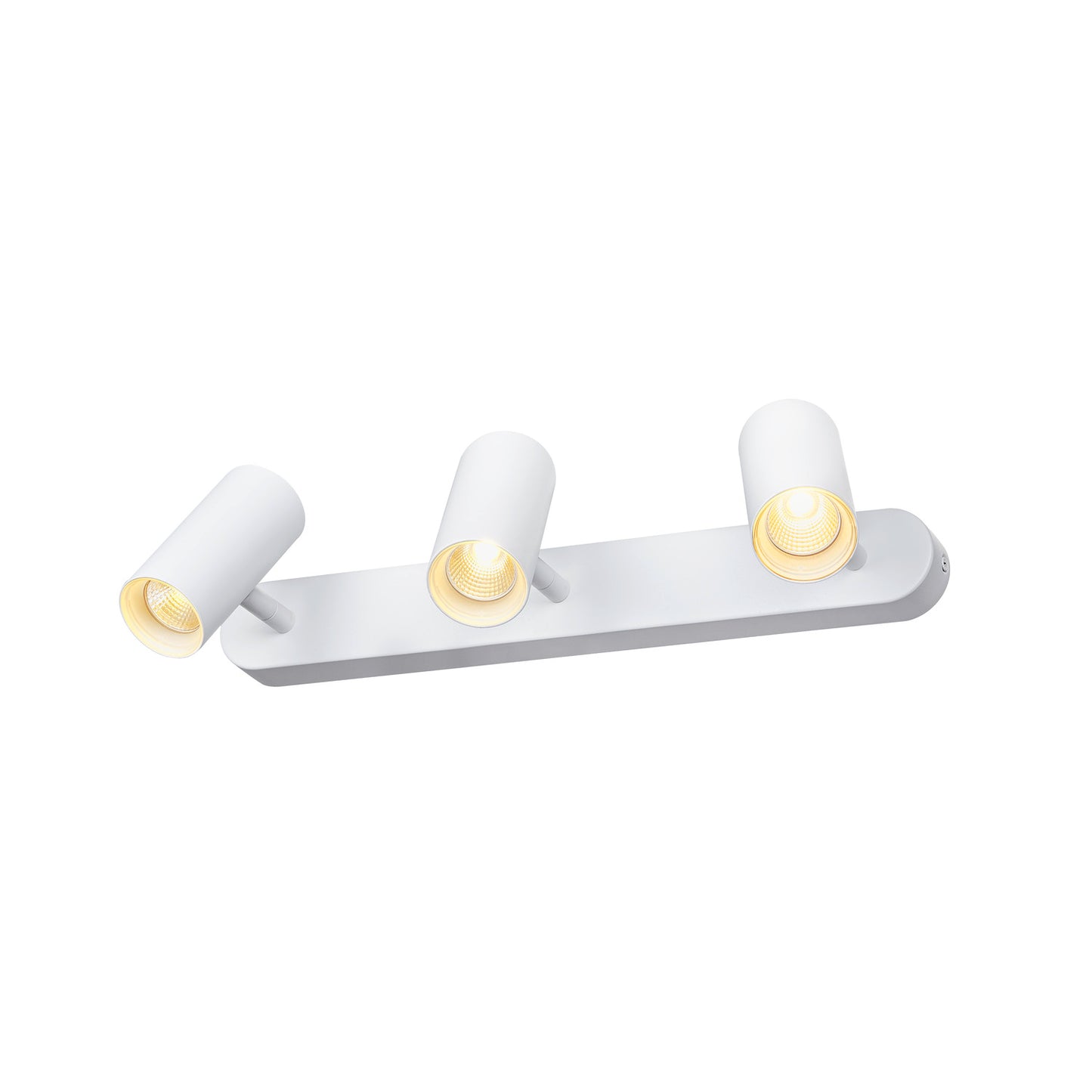 NOBLO®, Wand- und Deckenaufbauleuchte, triple, rund, 3000 K, 19 W, PHASE, 32°, weiß