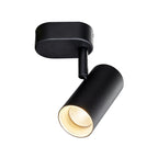 NOBLO®, Wand- und Deckenaufbauleuchte, single, rund, 3000 K, 6 W, PHASE, 32°, schwarz