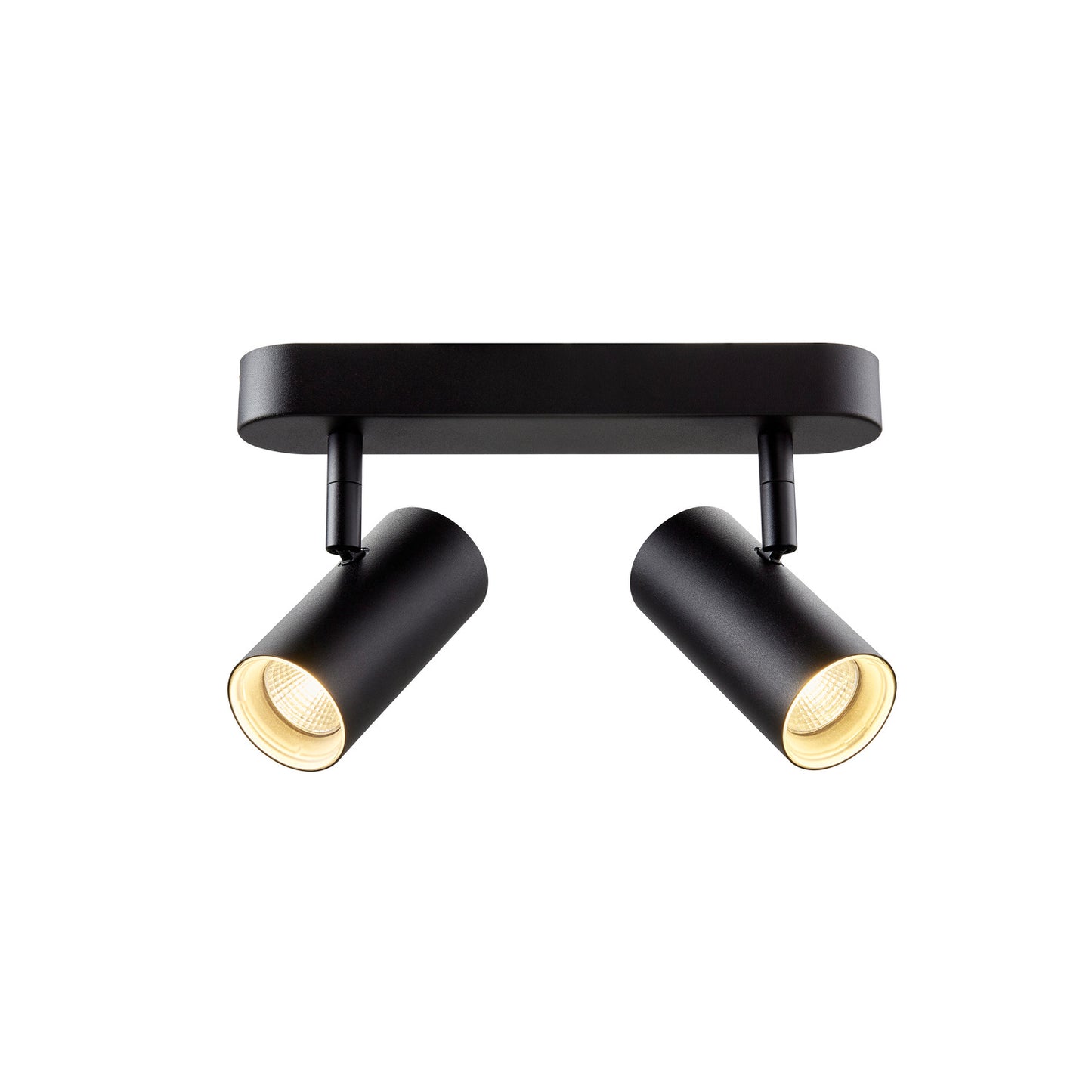 NOBLO®, Wand- und Deckenaufbauleuchte, double, rund, 3000 K, 12 W, PHASE, 32°, schwarz