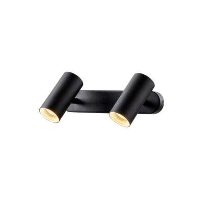NOBLO®, Wand- und Deckenaufbauleuchte, double, rund, 3000 K, 12 W, PHASE, 32°, schwarz