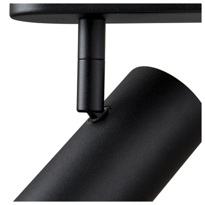 NOBLO®, Wand- und Deckenaufbauleuchte, triple, rund, 3000 K, 19 W, PHASE, 32°, schwarz