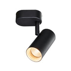 NOBLO®, Wand- und Deckenaufbauleuchte, single, rund, 2700 K, 6 W, PHASE, 32°, schwarz