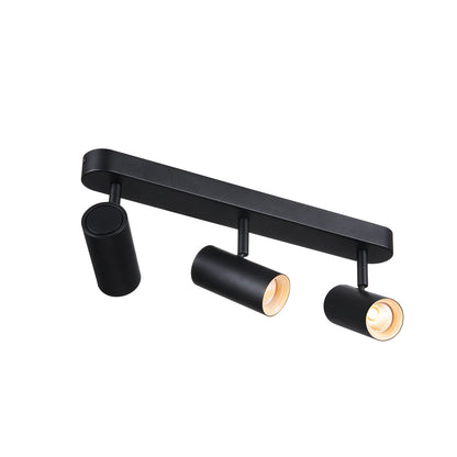 NOBLO®, Wand- und Deckenaufbauleuchte, triple, rund, 2700 K, 19 W, PHASE, 32°, schwarz