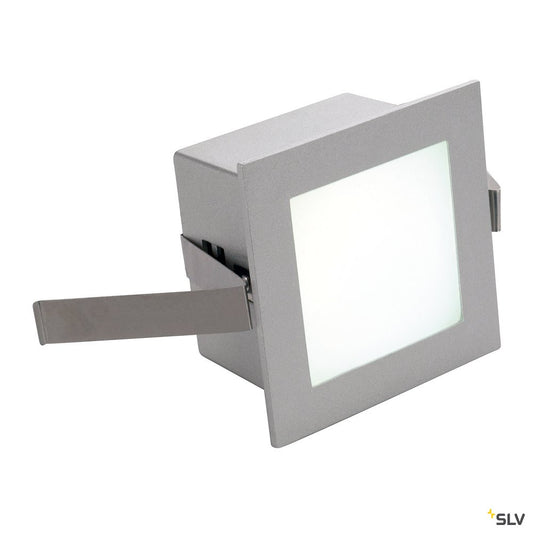 SLV FRAME BASIC LED Einbau- leuchte, eckig, silbergrau, 4000K
