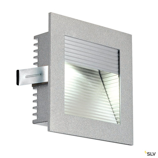 SLV FRAME CURVE LED Einbau- leuchte, eckig, silbergrau, neutralweisse LED
