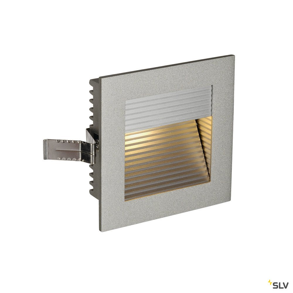 SLV Downlight / Deckeneinbaustrahler FRAME CURVE eckig grau warmweisse