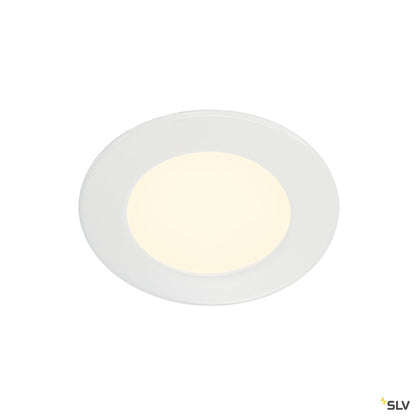 SLV Downlight DL 126 LED, rund, weiss, 3W LED, 2700K