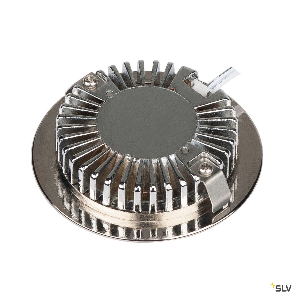 SLV Downlight DL 126 LED, rund, metall gebürstet, 3W LED, 2700K