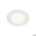 SLV Downlight, DL 126 LED, rund, weiss, 2,8W LED, warmweiss,12V