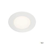 SLV Downlight, DL 126 LED, rund, weiss, 2,8W LED, warmweiss,12V