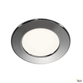 SLV Downlight, DL 126 LED, rund, chrom, 3W LED, warmweiss, 12V
