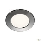 SLV Downlight, DL 126 LED, rund, chrom, 3W LED, warmweiss, 12V