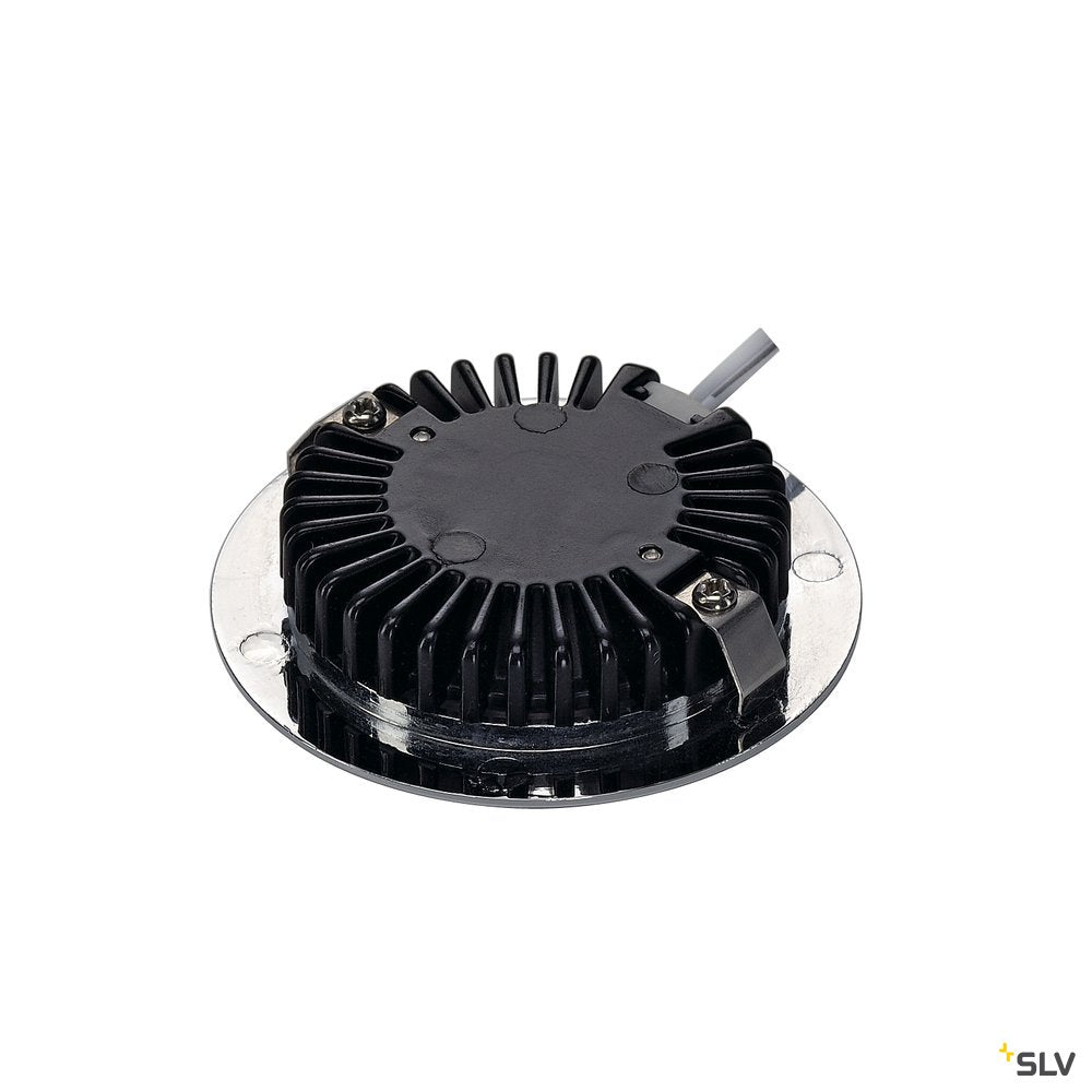 SLV Downlight, DL 126 LED, rund, chrom, 3W LED, warmweiss, 12V