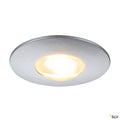 SLV Downlight / Deckeneinbaustrahler rund silber metallic 1W ww 3000K