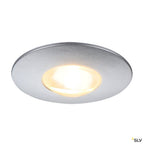 SLV Downlight / Deckeneinbaustrahler rund silber metallic 1W ww 3000K