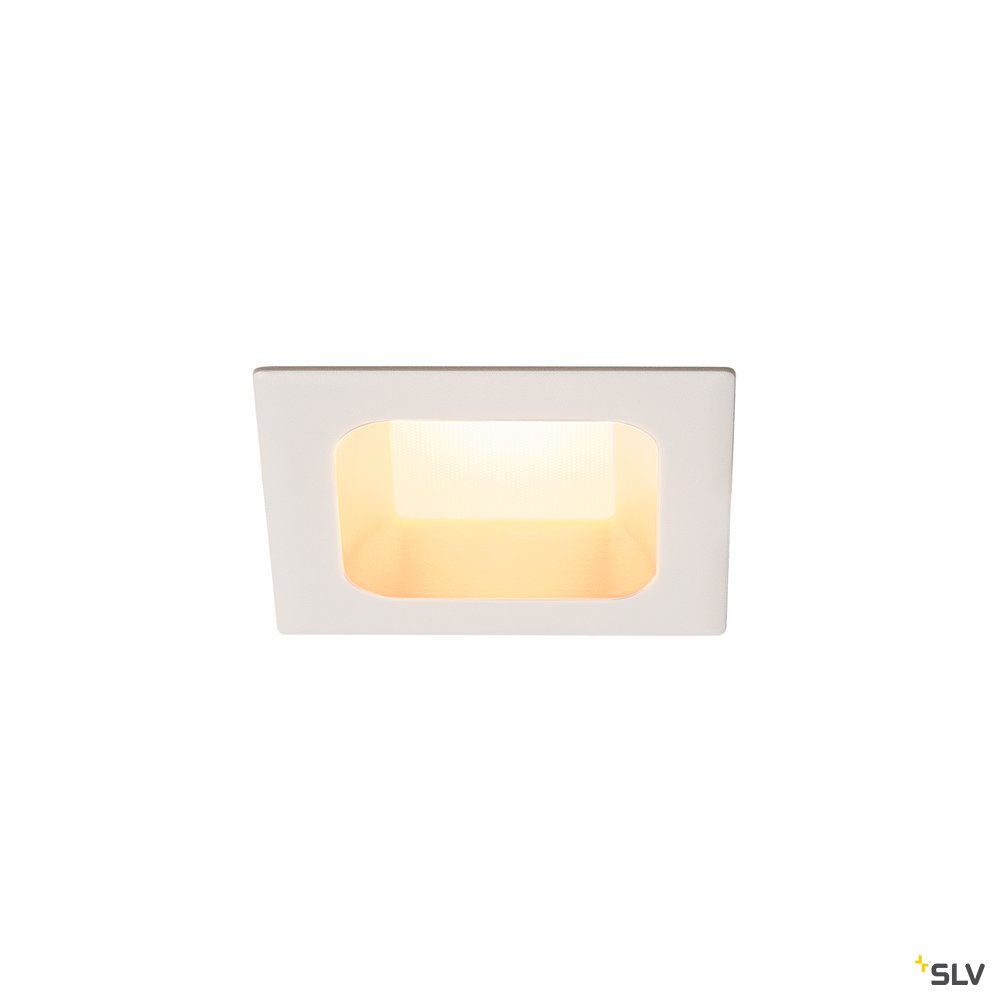 SLV VERLUX, Einbauleuchte, LED, 3000K, mattweiß, L/B/T 8,5/8,5/4,5 cm, 10W