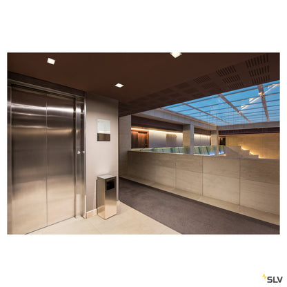 SLV VERLUX, Einbauleuchte, LED, 3000K, mattweiß, L/B/T 8,5/8,5/4,5 cm, 10W