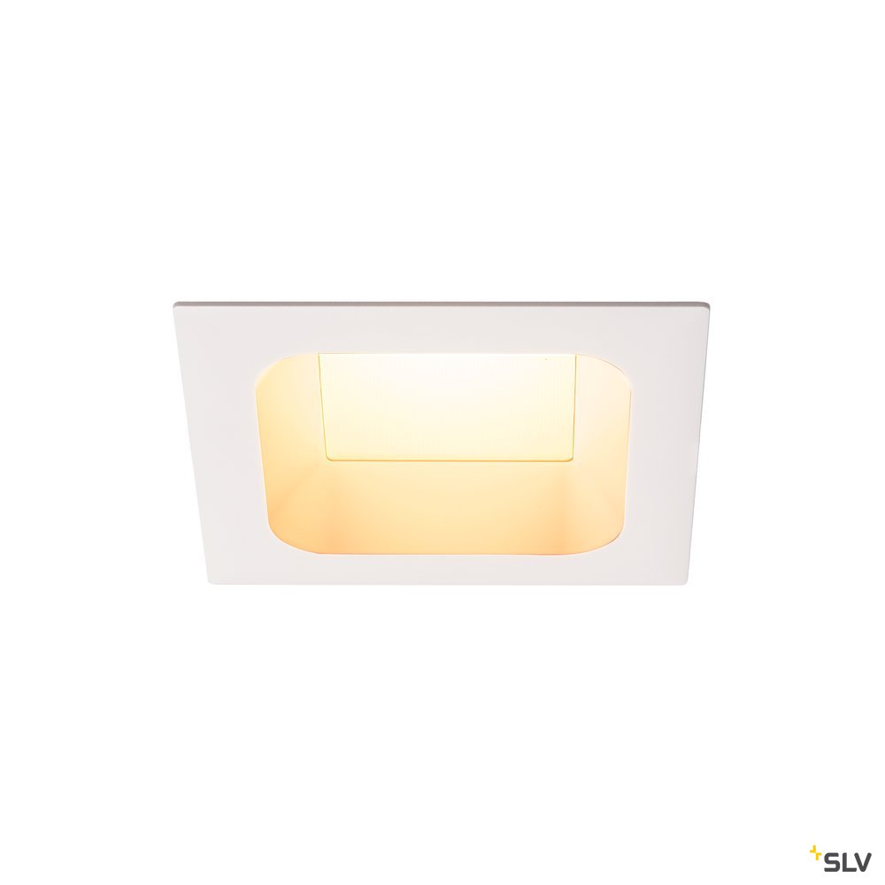 SLV Downlight / Deckeneinbaustrahler Verlux 3000K mattweiss L/B/T 13 5/13 5/7