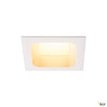 SLV Downlight / Deckeneinbaustrahler Verlux 3000K mattweiss L/B/T 13 5/13 5/7