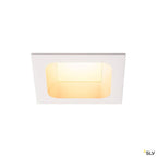 SLV Downlight / Deckeneinbaustrahler Verlux 3000K mattweiss L/B/T 13 5/13 5/7
