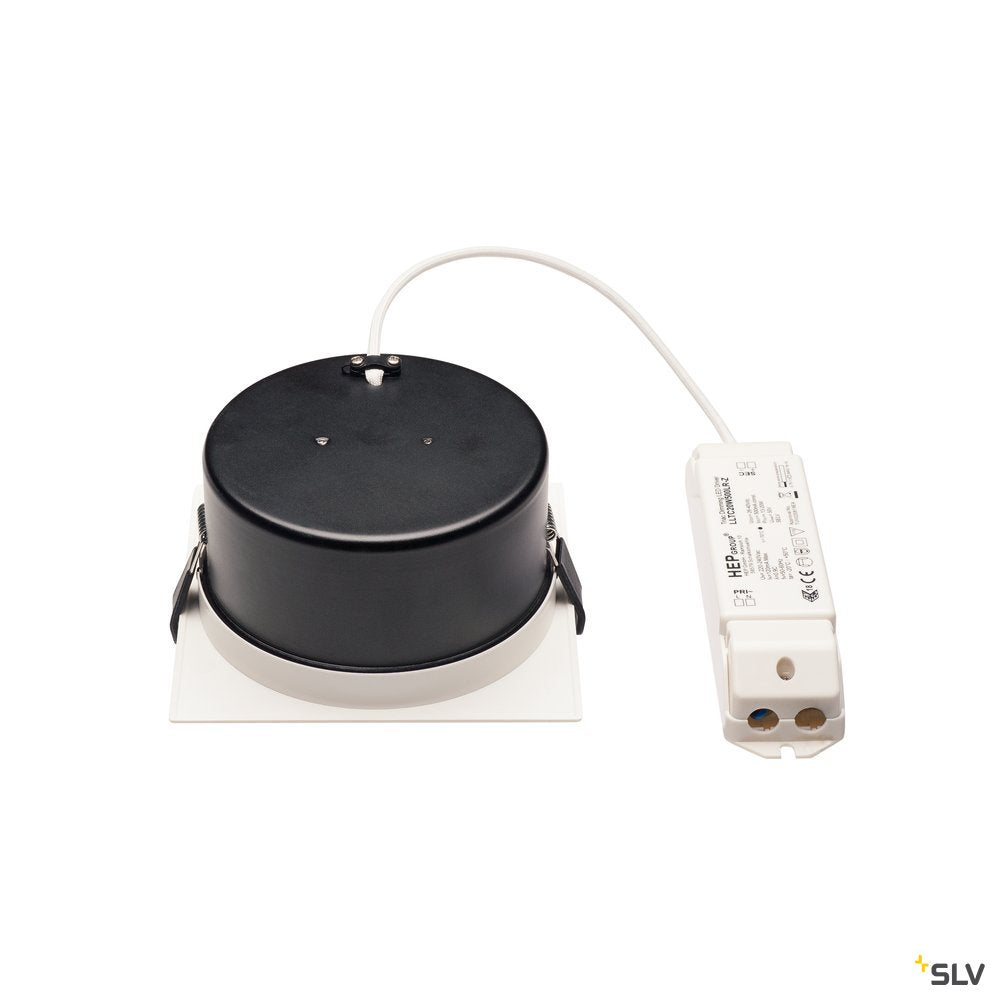 SLV Downlight / Deckeneinbaustrahler Verlux 3000K mattweiss L/B/T 13 5/13 5/7