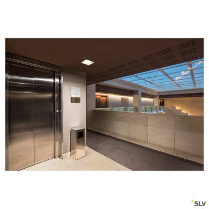SLV VERLUX, Einbauleuchte, LED, 3000K, mattweiß, L/B/T 19/19/10 cm, 28W