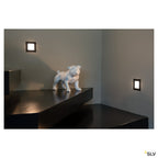 SLV FRAME BASIC, LED Set, Down- light, mattschwarz, 6W, 3000K, inkl. Treiber