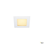 SLV FRAME BASIC, LED Set, Down- light, mattweiss, 6W, 3000K, inkl. Treiber