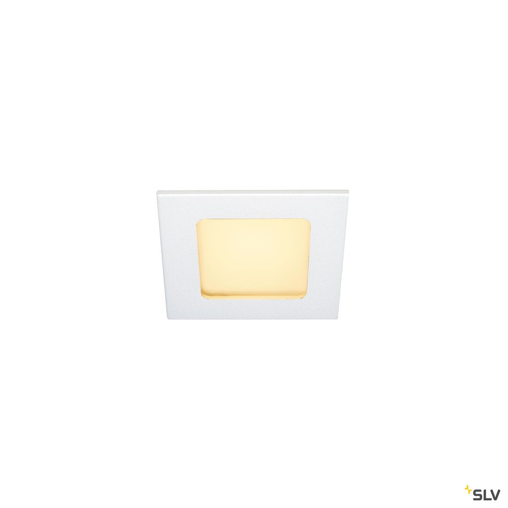 SLV FRAME BASIC, LED Set, Down- light, mattweiss, 6W, 3000K, inkl. Treiber