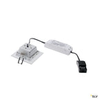 SLV FRAME BASIC, LED Set, Down- light, mattweiss, 6W, 3000K, inkl. Treiber