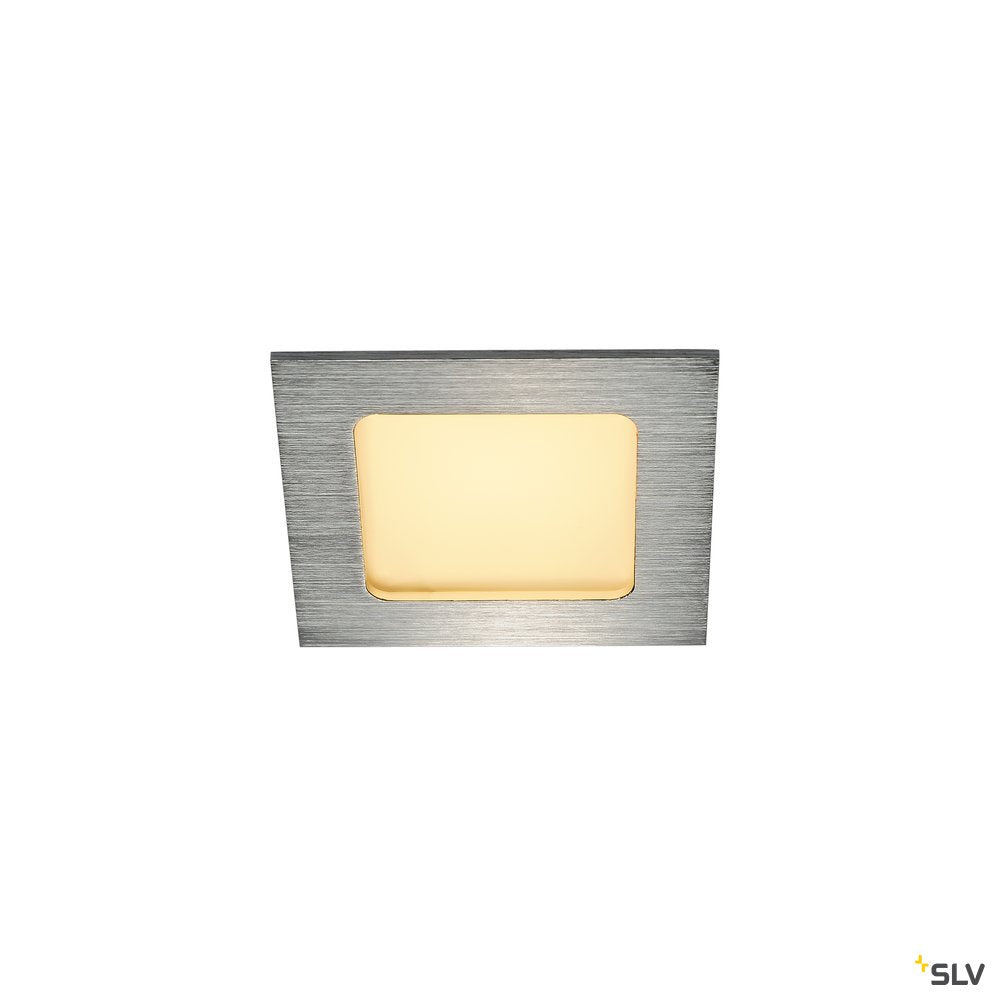 SLV FRAME BASIC, LED Set, Down- light, alu brushed, 6W, 3000K, inkl. Treiber