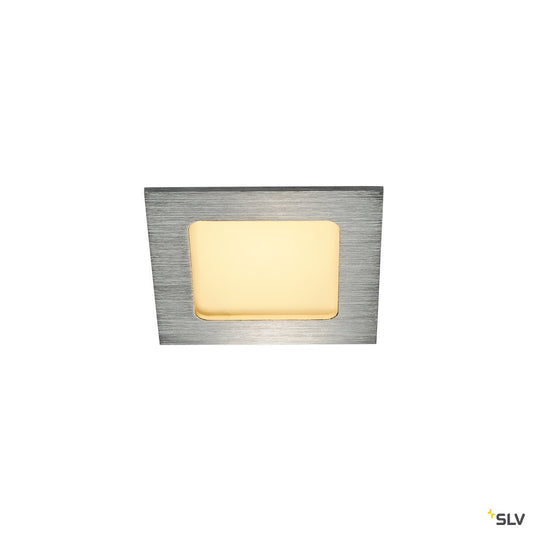 SLV FRAME BASIC, LED Set, Down- light, alu brushed, 6W, 3000K, inkl. Treiber