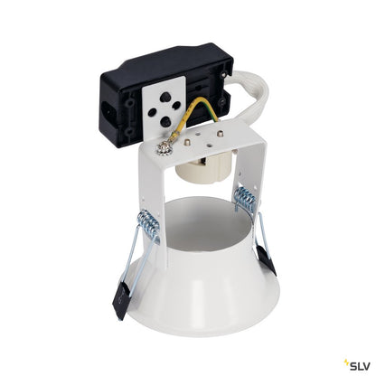 SLV HORN GU10 Downlight, rund, weiss, max. 50W
