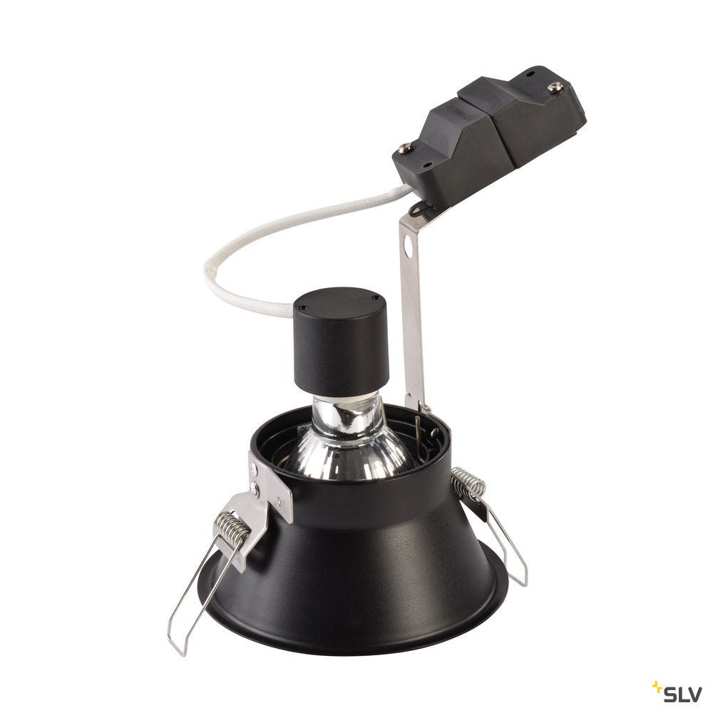 SLV HORN-T Einbauleuchte, mattschwarz, GU10, max. 50W