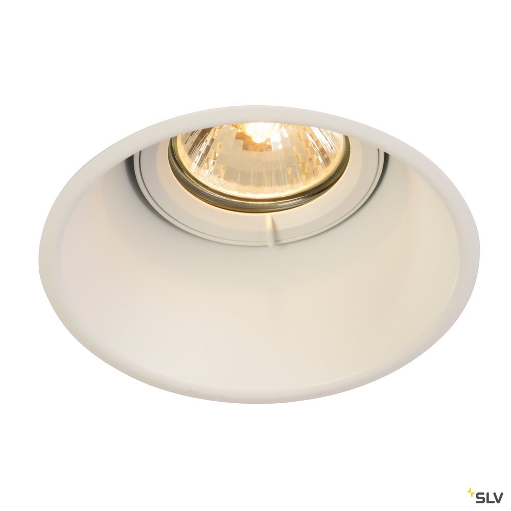 SLV HORN-T Einbauleuchte, mattweiss, GU10, max. 50W