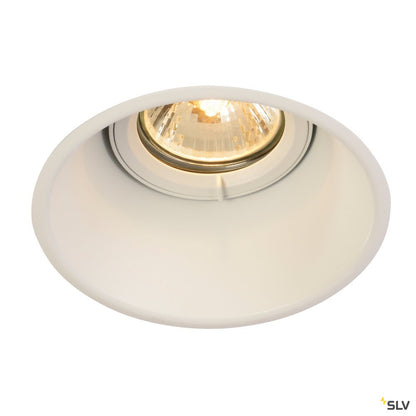 SLV HORN-T Einbauleuchte, mattweiss, GU10, max. 50W