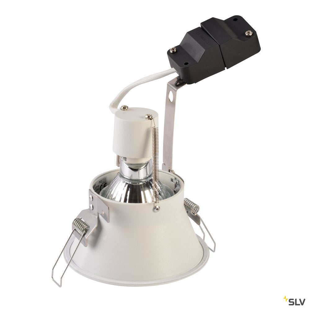 SLV HORN-O Einbauleuchte, mattweiss, GU10, max. 50W