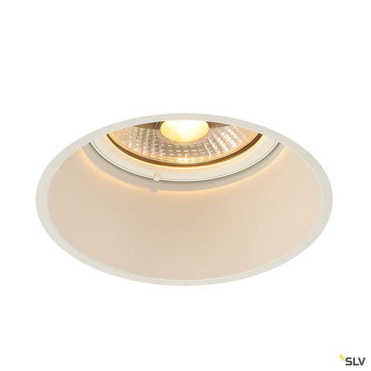 SLV HORN-T Einbauleuchte, QPAR111, mattweiss, GU10, max. 50W