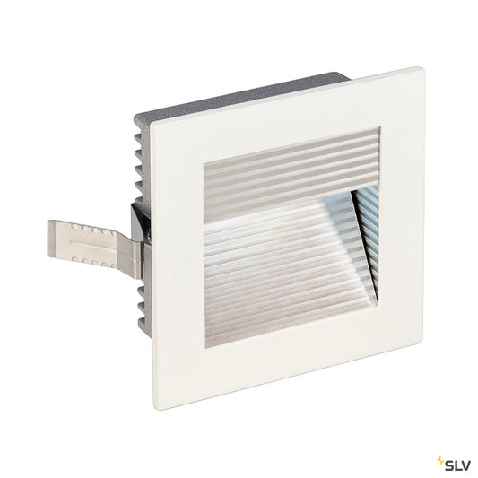 SLV FRAME CURVE LED Einbauleuchte, eckig, mattweiss, neutral- weisse LED