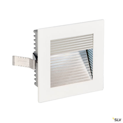 SLV FRAME CURVE LED Einbauleuchte, eckig, mattweiss, neutral- weisse LED
