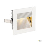 SLV FRAME CURVE LED Einbauleuchte, eckig, mattweiss, warmweisse LED