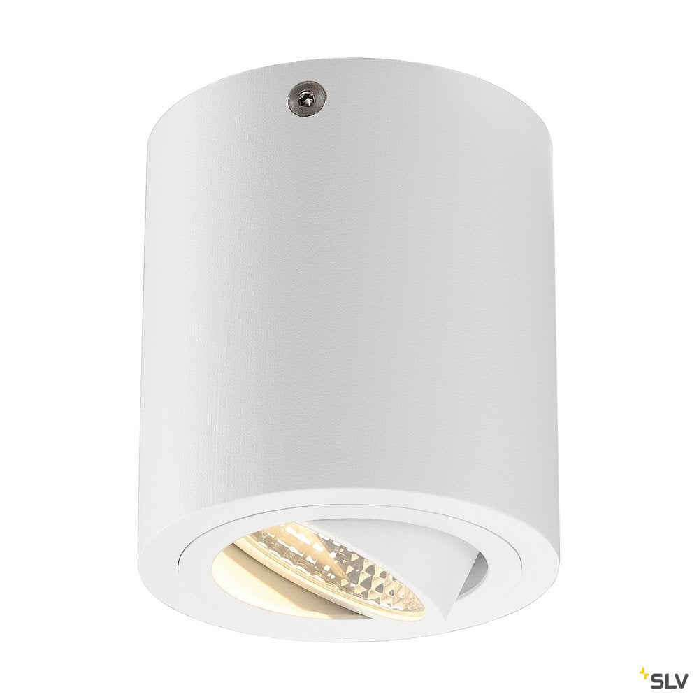 SLV TRILEDO ROUND CL Aufbau- downlight, mattweiss, LED, 6W, 38°, 3000K, inkl. Treiber