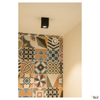 SLV TRILEDO SQUARE CL Aufbau- downlight, mattschwarz, LED, 6W, 38°, 3000K, inkl. Treiber