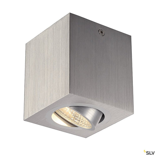 SLV TRILEDO SQUARE CL Aufbau- downlight, alu-brushed, LED, 6W, 38°, 3000K, inkl. Treiber