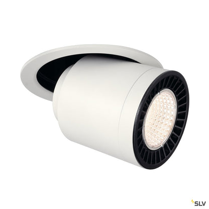 SLV SUPROS MOVE Deckeneinbau- leuchte, rund, weiss, 3000lm, 3000K, SLM LED, 60° Reflektor
