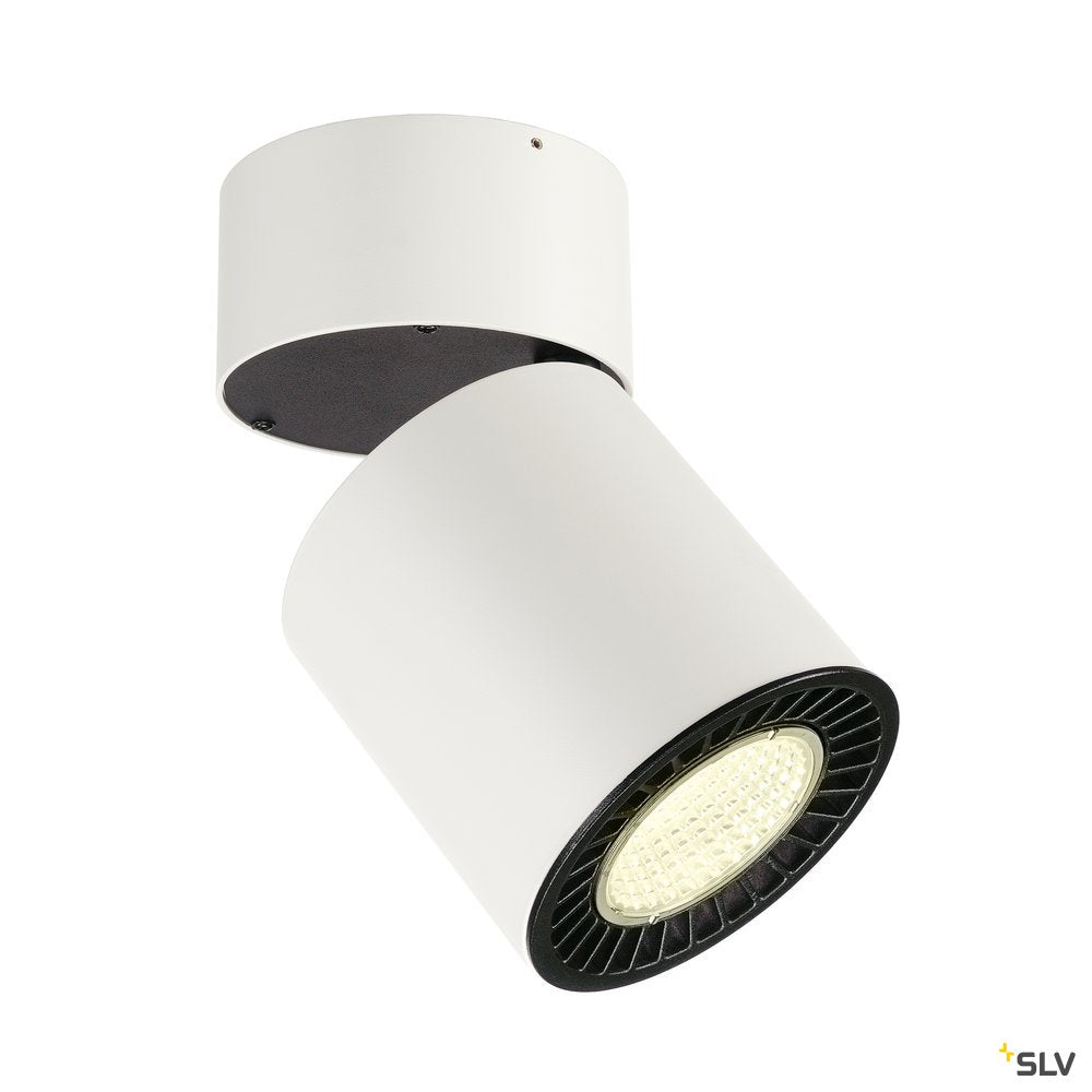 SLV SUPROS CL Deckenleuchte, rund, weiß, 3000lm, 4000K, SLM LED, 60° Reflektor
